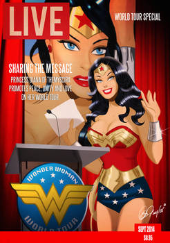Wonder Woman LIVE magazine