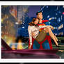 Superman saves Lois by Des Taylor