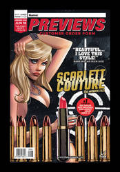 Previews cover -Des Taylor's SCARLETT COUTURE!