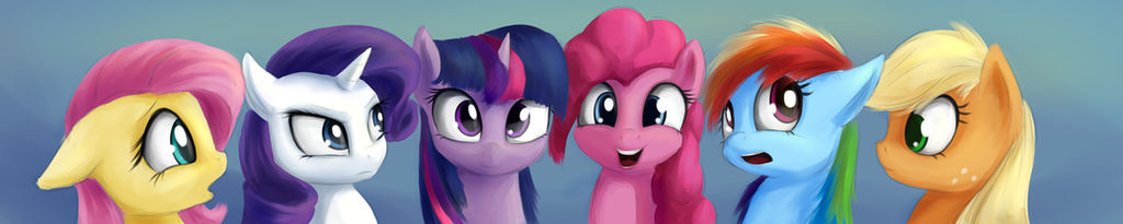 Mane Six by Sokolas on DeviantArt