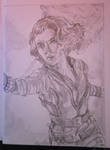 ACEO - Black Widow by SuiPumpkin