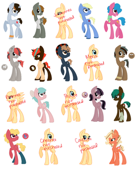 Finally done: Box Ponies
