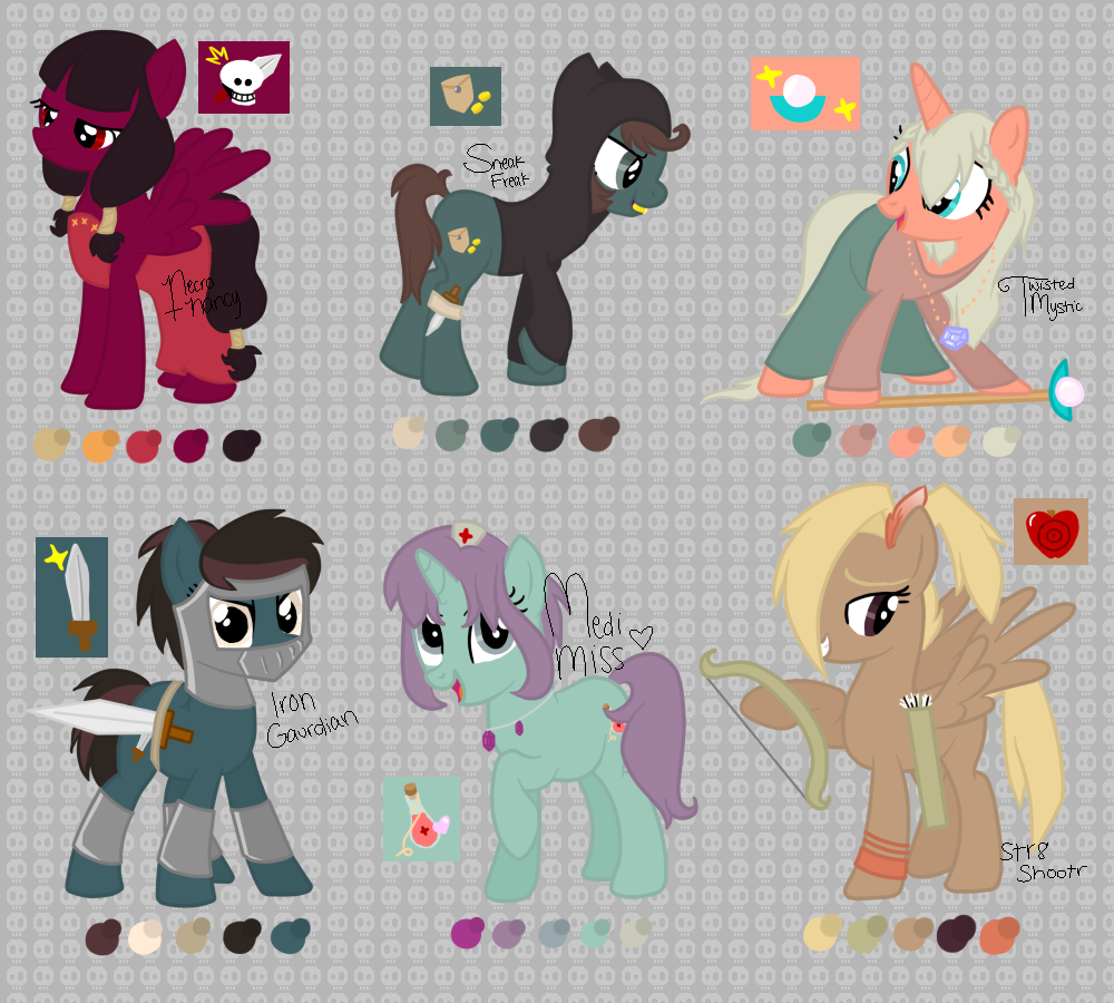 RPG Themed Ponies (closed)