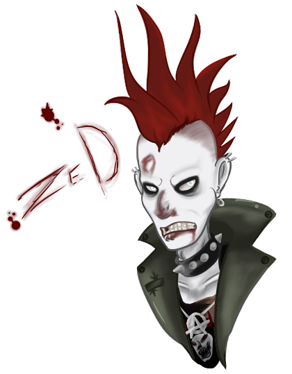 Zed the Punk Rock Zombie