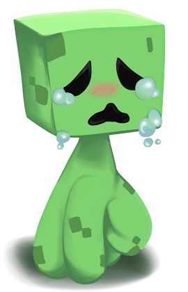 Sad Creeper by MorbidMist on DeviantArt