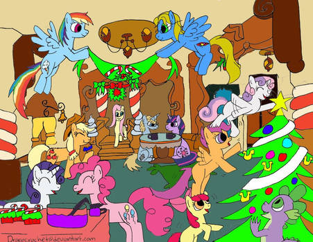 Pony Christmas picture