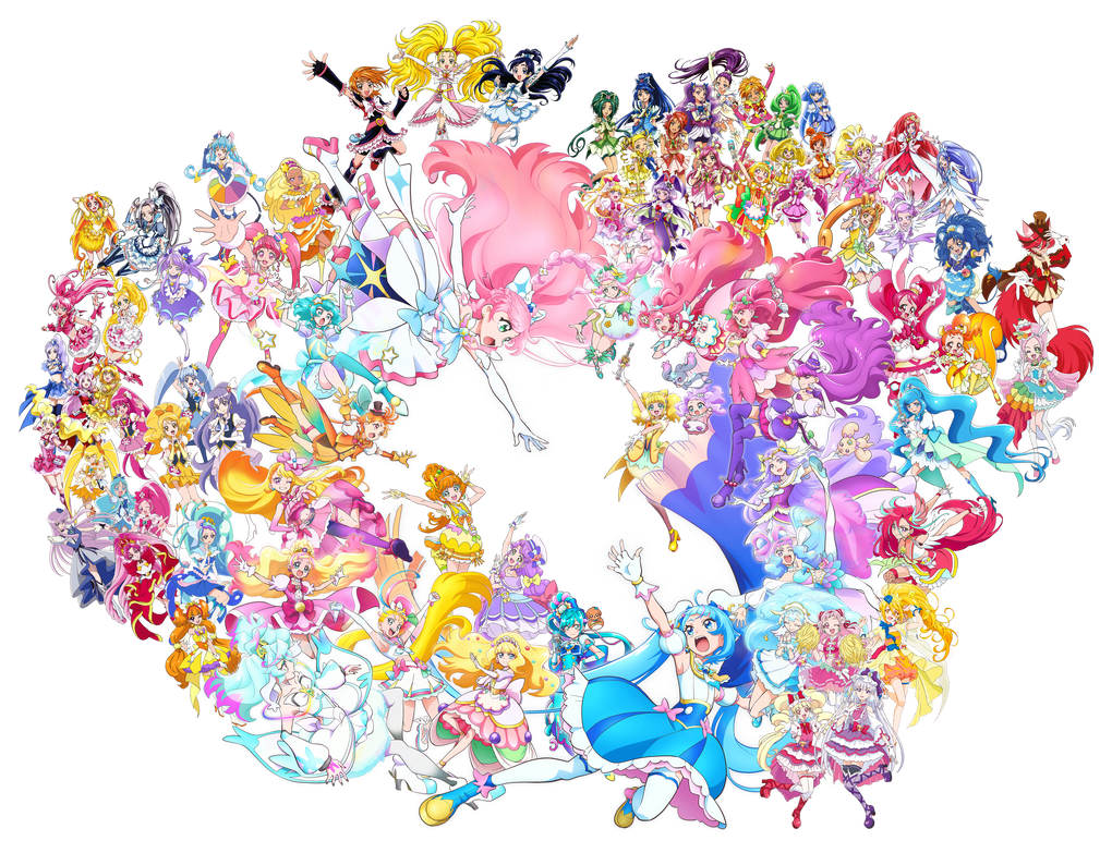 Pretty Cure All Stars F Movie Render (My Version) by Dominickdr98