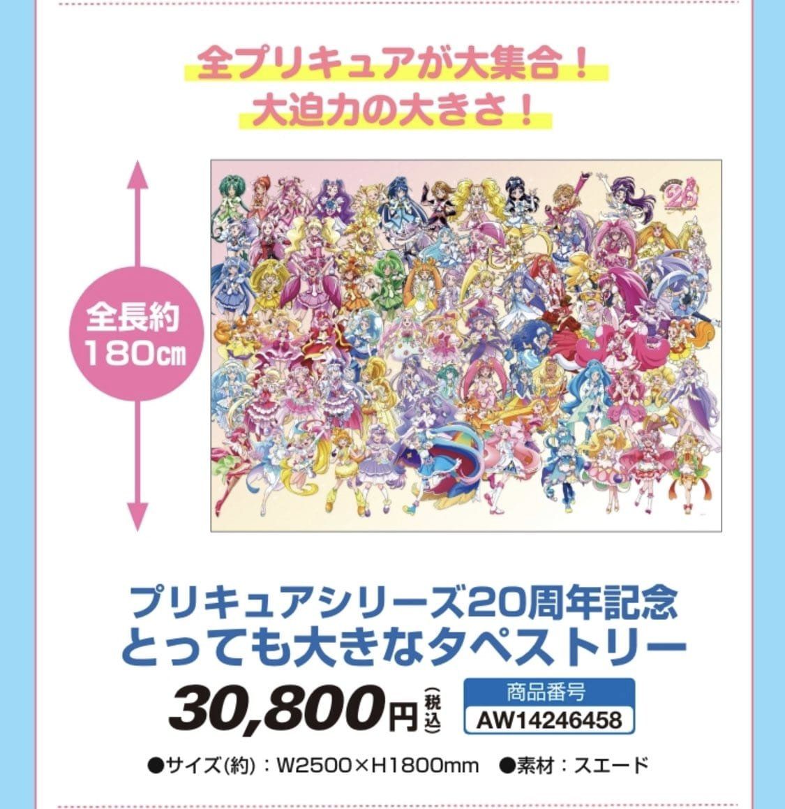 Pretty Cure 20th Anniversary Pretty Cure All Stars Postcard Book Vol.1
