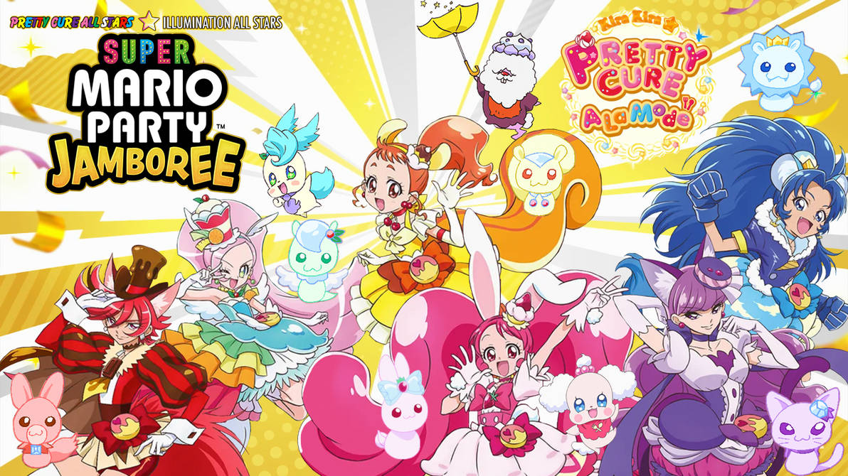 Shining Pretty Cure A La Mode Poster by Dominickdr98 on DeviantArt