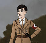 Adolf Hitler by Sorrymydogsaidnein