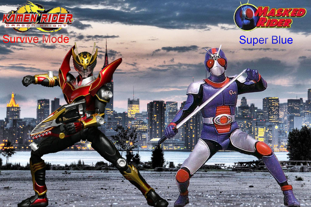Masked Rider Super Blue And Dragon Survive Mode by MitchThe1Soul on ...