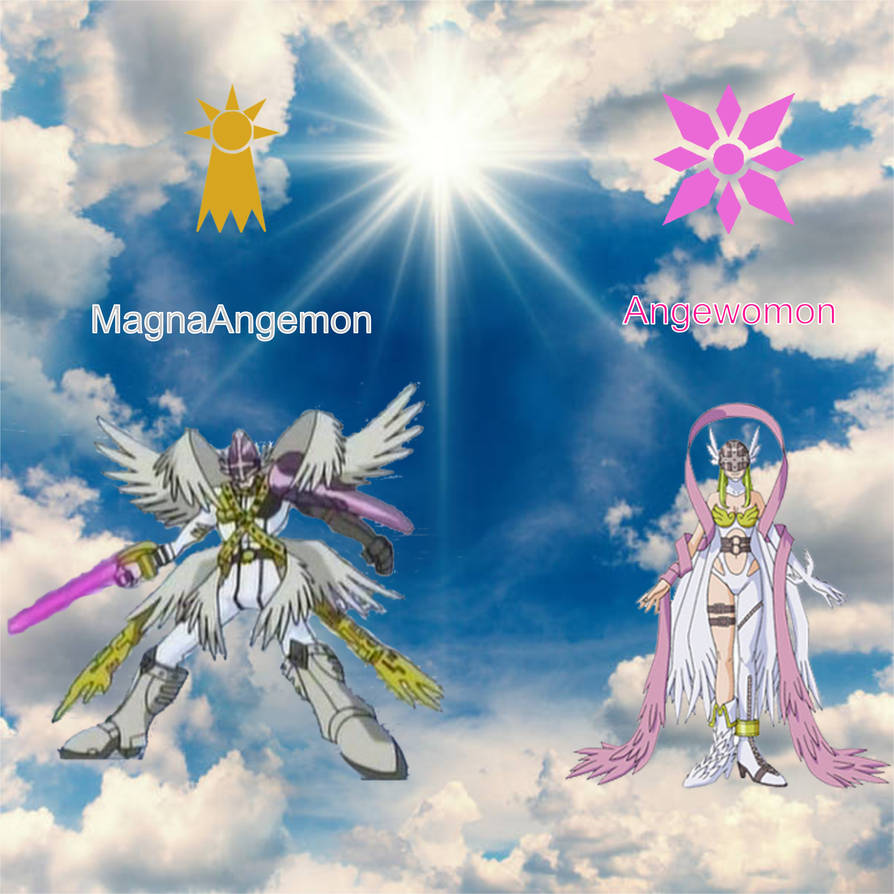 MagnaAngemon And Angewomon by MitchThe1Soul on DeviantArt