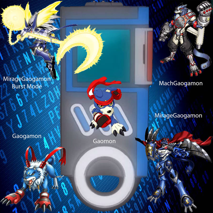 Gaomon Digivolution Forms by MitchThe1Soul on DeviantArt