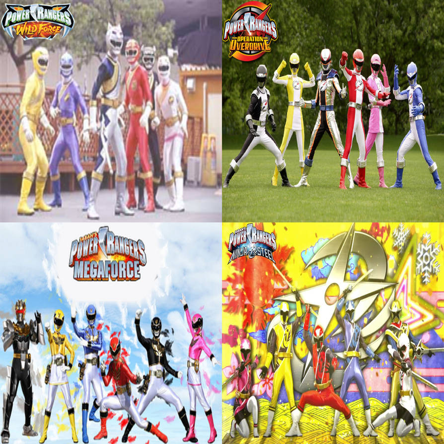 Power Rangers Anniversary Seasons by MitchThe1Soul on DeviantArt