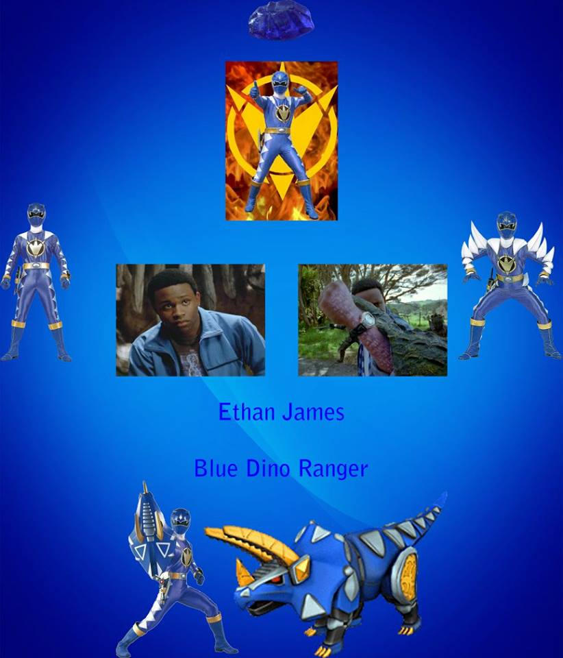 Blue Dino Thunder Ranger by MitchThe1Soul on DeviantArt