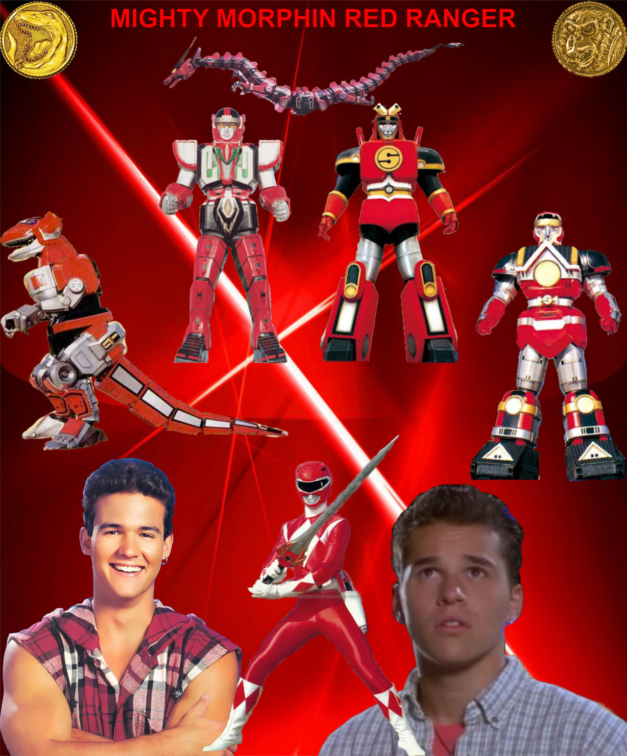 Mighty Morphin Red Ranger by MitchThe1Soul on DeviantArt