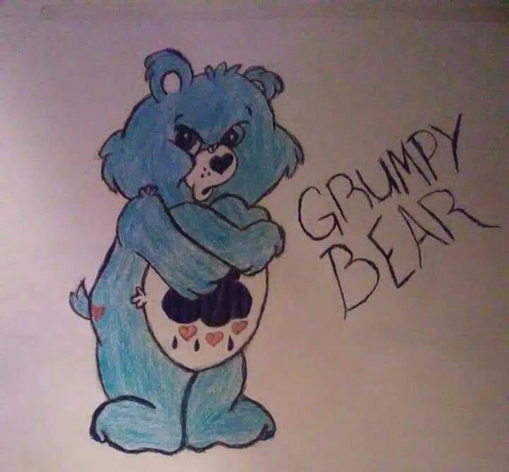 Grumpy Bear by EmoPrincess243 on DeviantArt