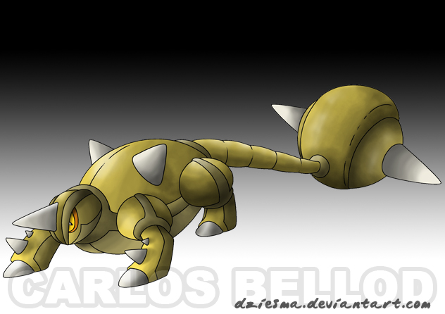 Ankroar. Ankylosaurus PKMN