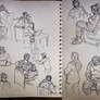 People I drew from my college today