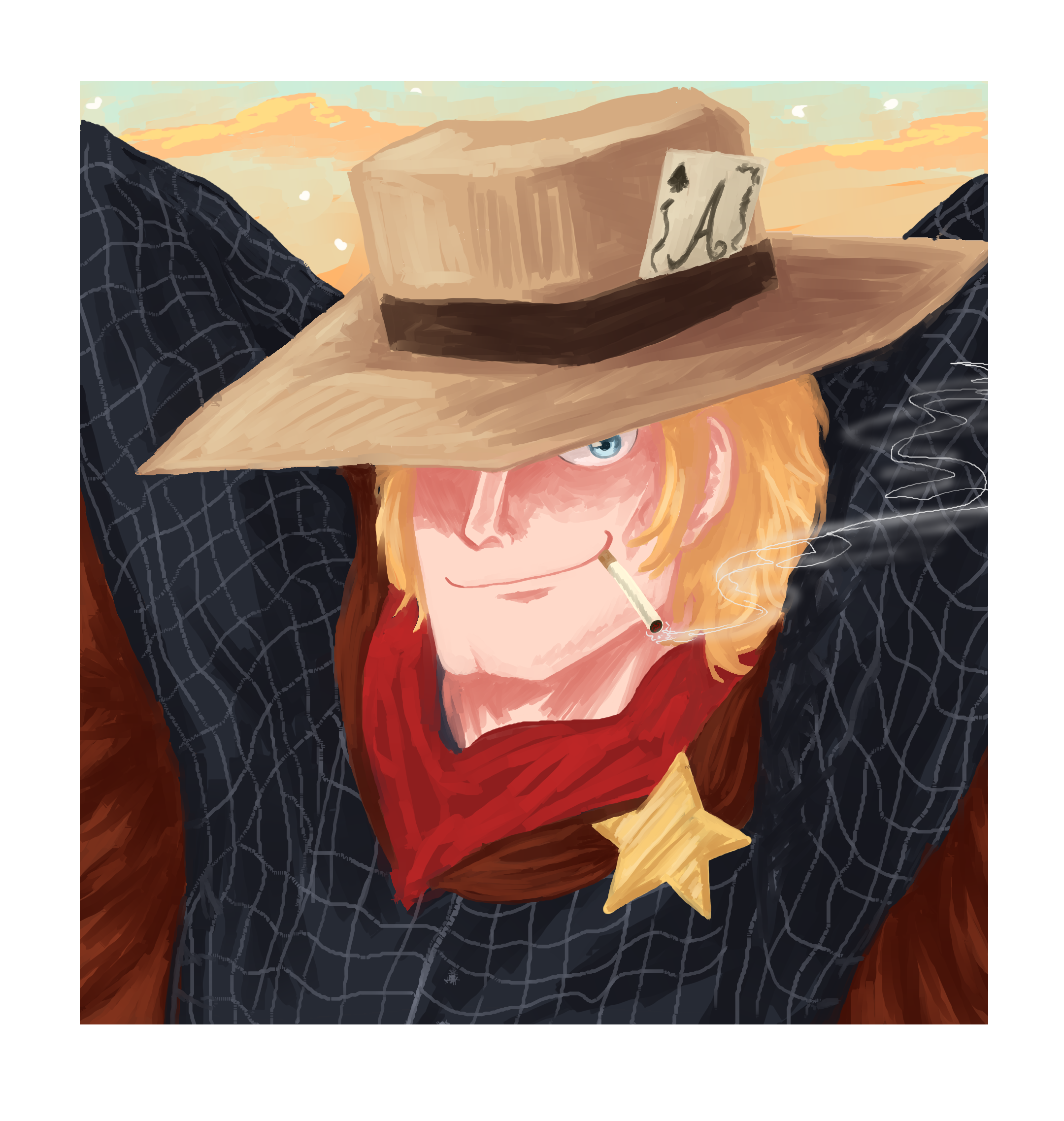 Outlaw Dan Party Portrait by Hax-Dev on DeviantArt