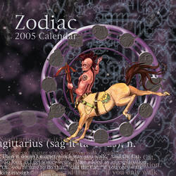 Sagittarius Calendar Cover