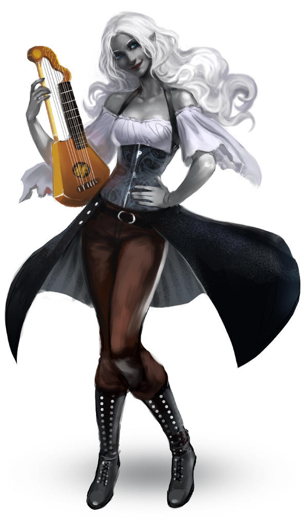 cheerful drow