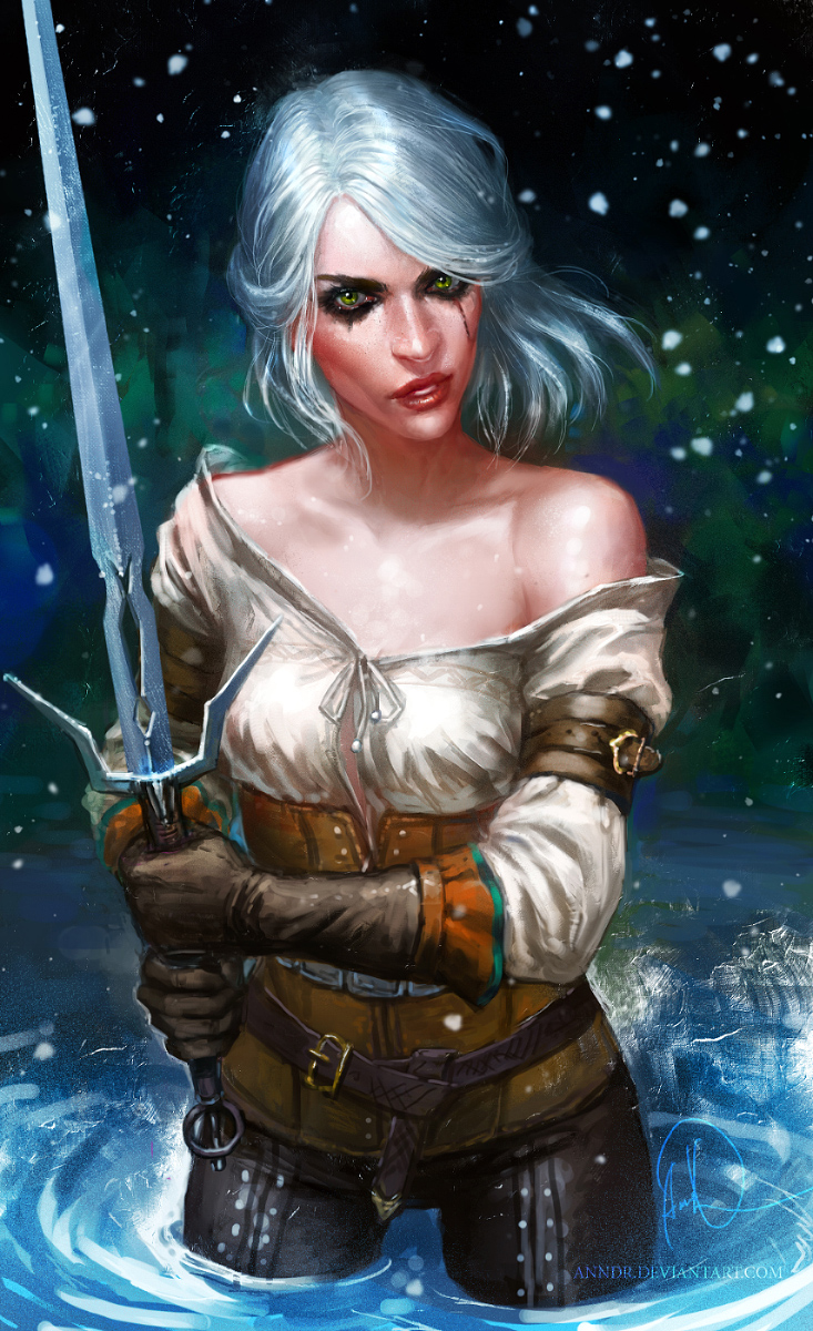 Ciri by anndr on DeviantArt Ciri by anndr on DeviantArt