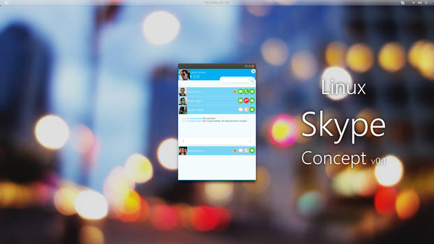 Linux Skype Concept v0.1