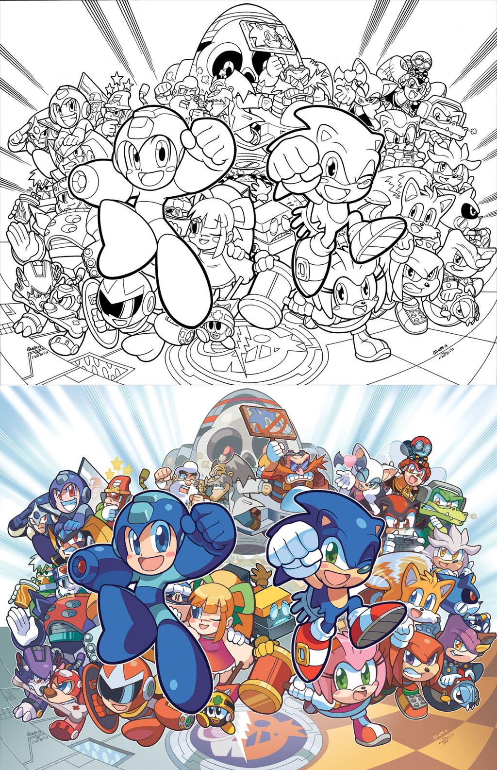 Sonic the Hedgehog 250 Variant Cover(s)