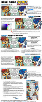 How I Color Sonic the Hedgehog