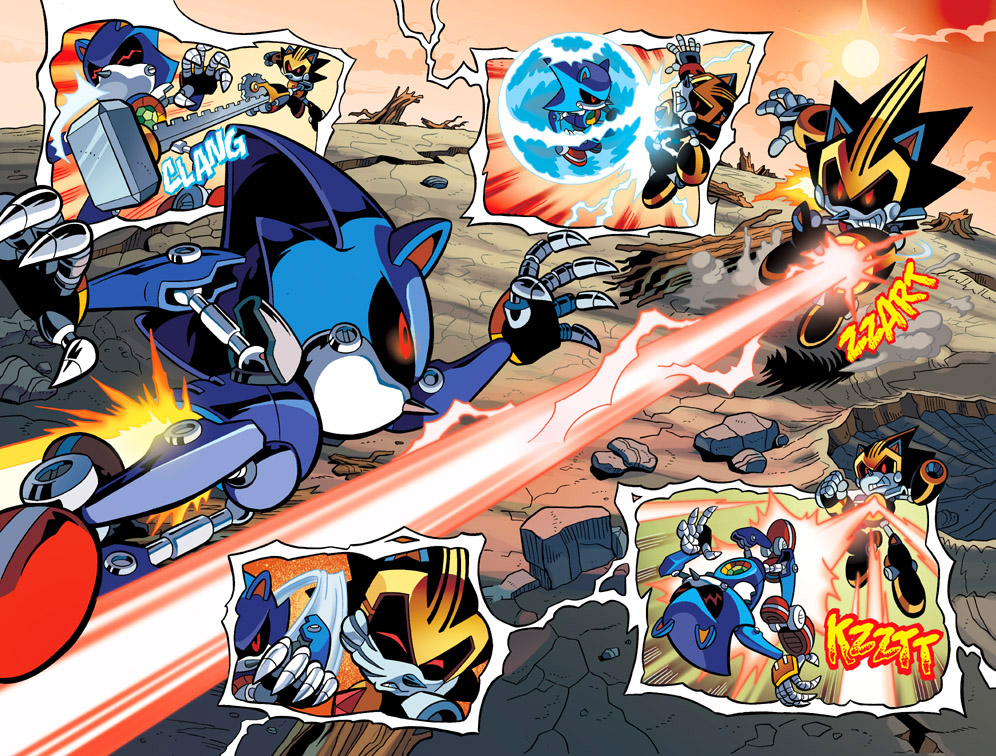 Comics with Mecha Sonic MK II - Comic Studio