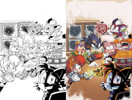 Sonic the Hedgehog 267 Variant Cover