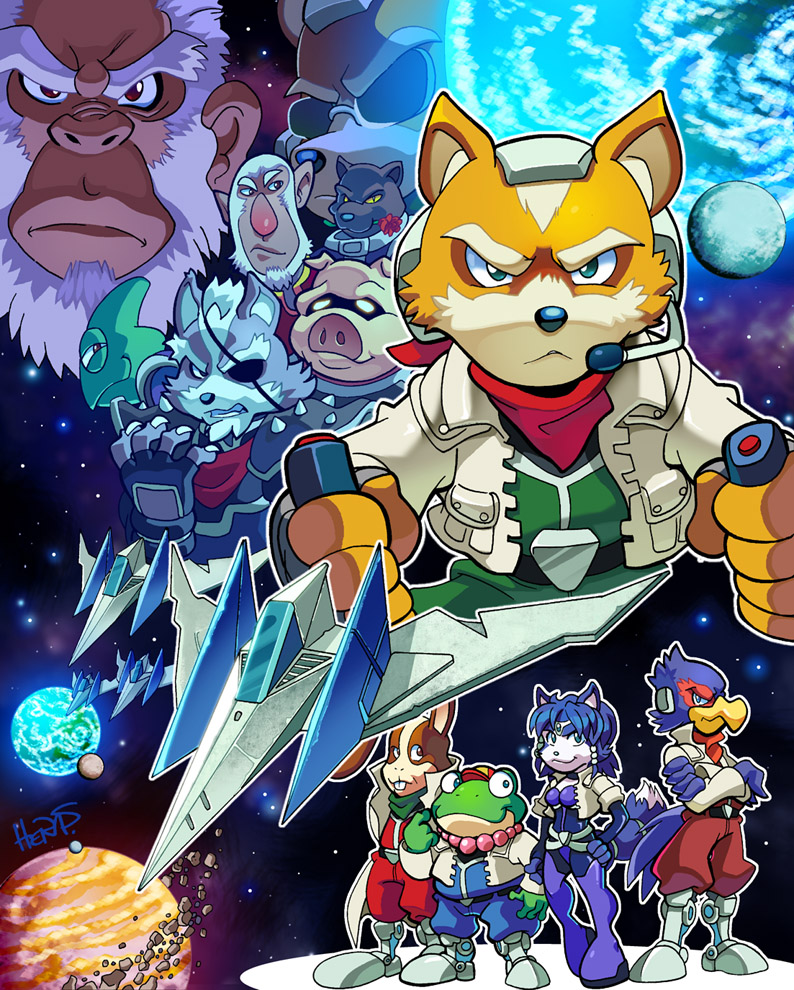 Star Fox Plays Star Fox 64 by JAC59COL on DeviantArt