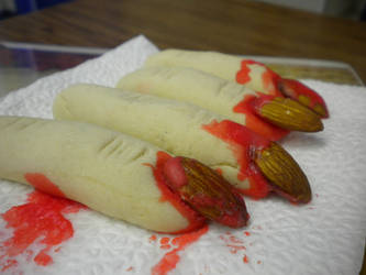 Witches' Finger Cookies