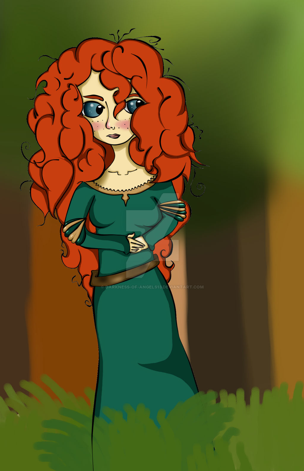 Merida colour by Darkness-of-Angels13 on DeviantArt