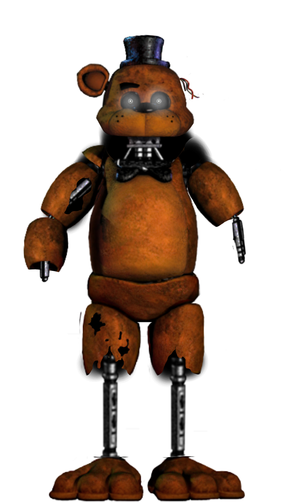 Ignited Classic freddy by Zexityreez on DeviantArt