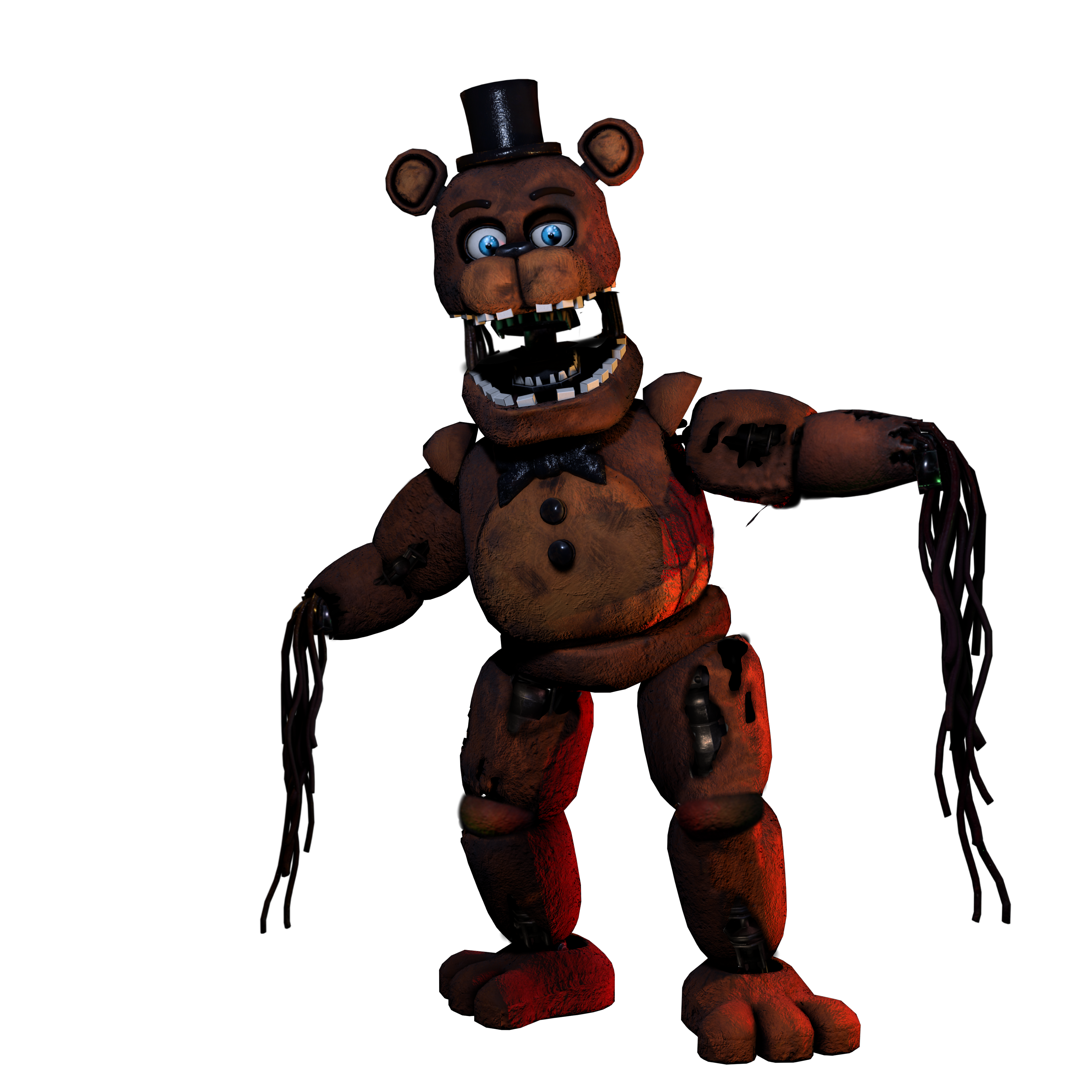 Corrigido Withered Freddy [Blender FNaF] por TRAWERT Papel de