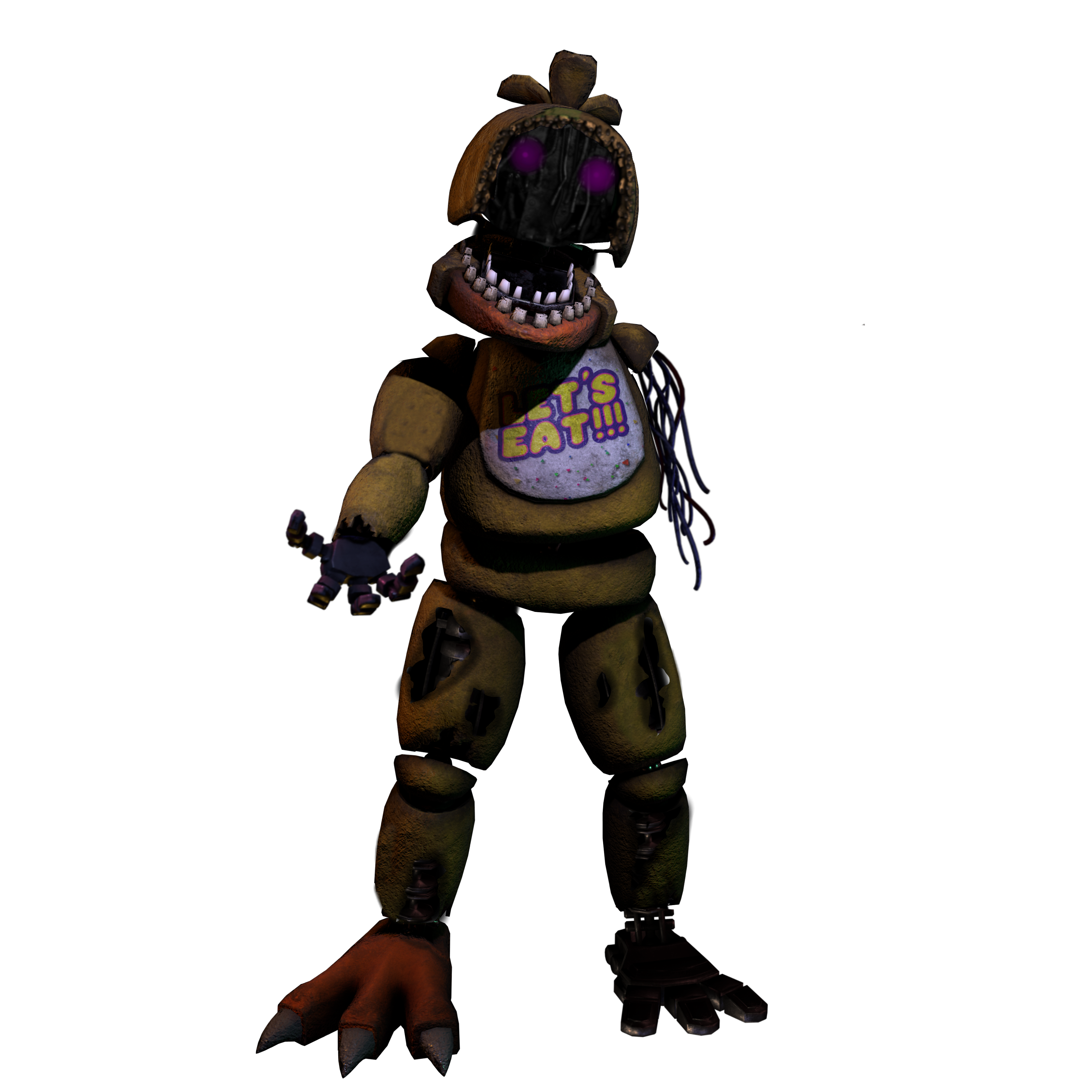 Fixed withered Chica (Help Wanted) by Fnaf-fan201 on DeviantArt