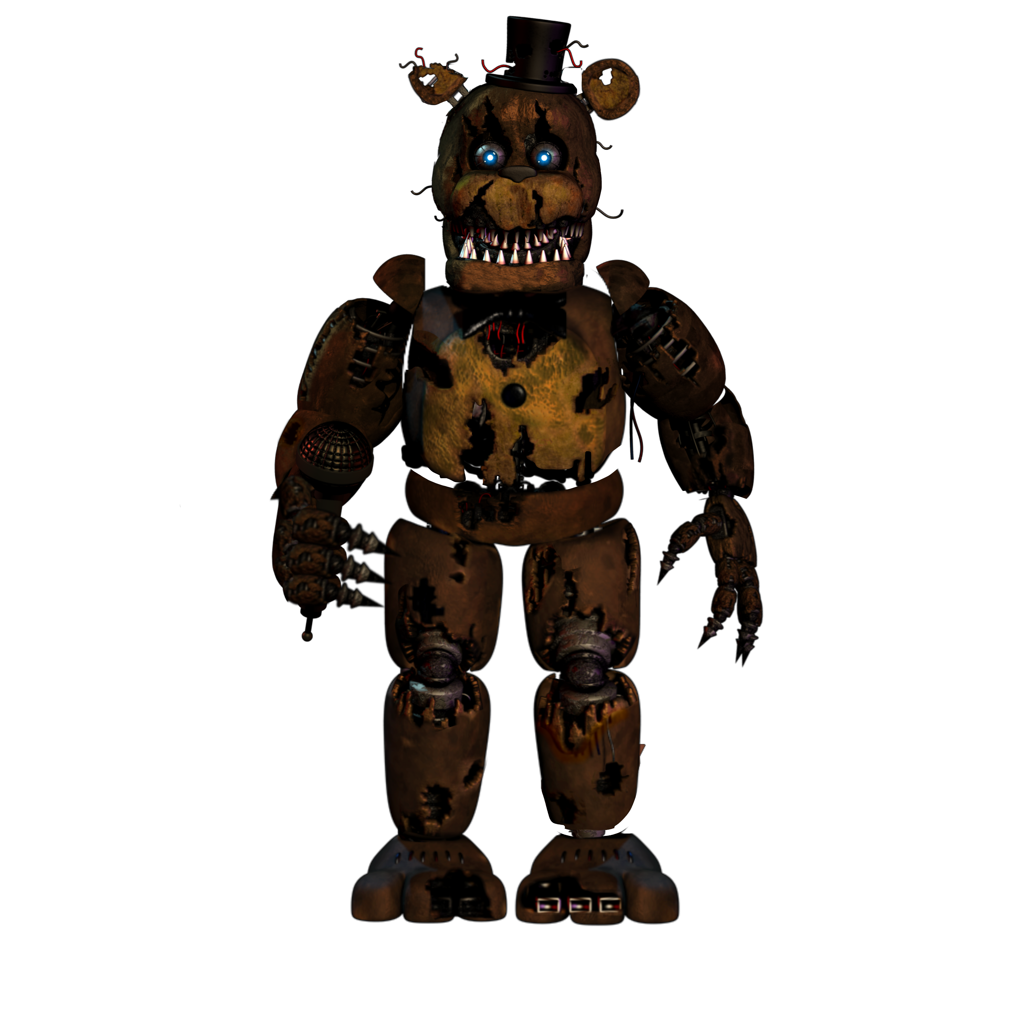 FNaF Speed Edit - Withered Nightmare Fredbear! 