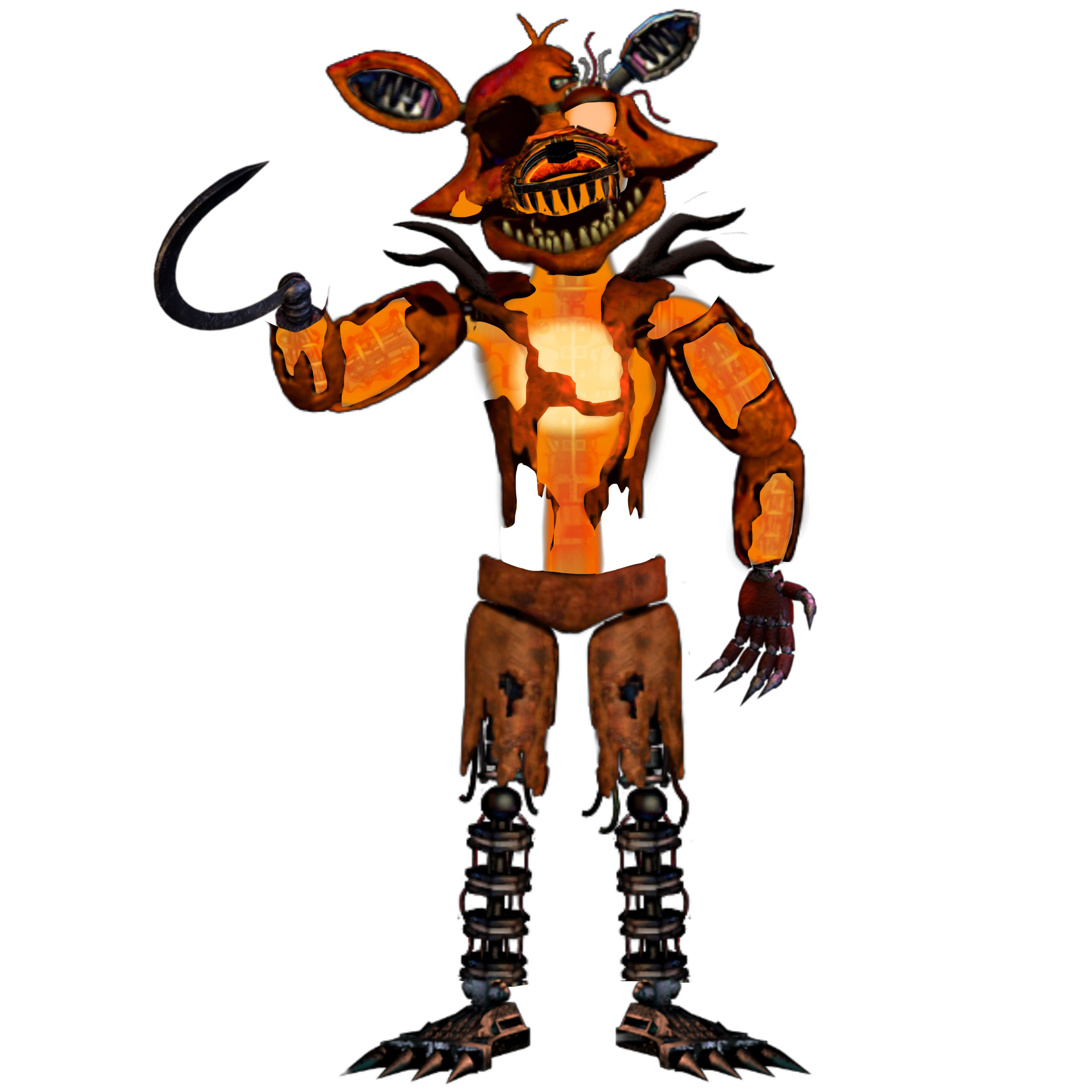 Withered foxy - Desenho de melina_the_killa - Gartic