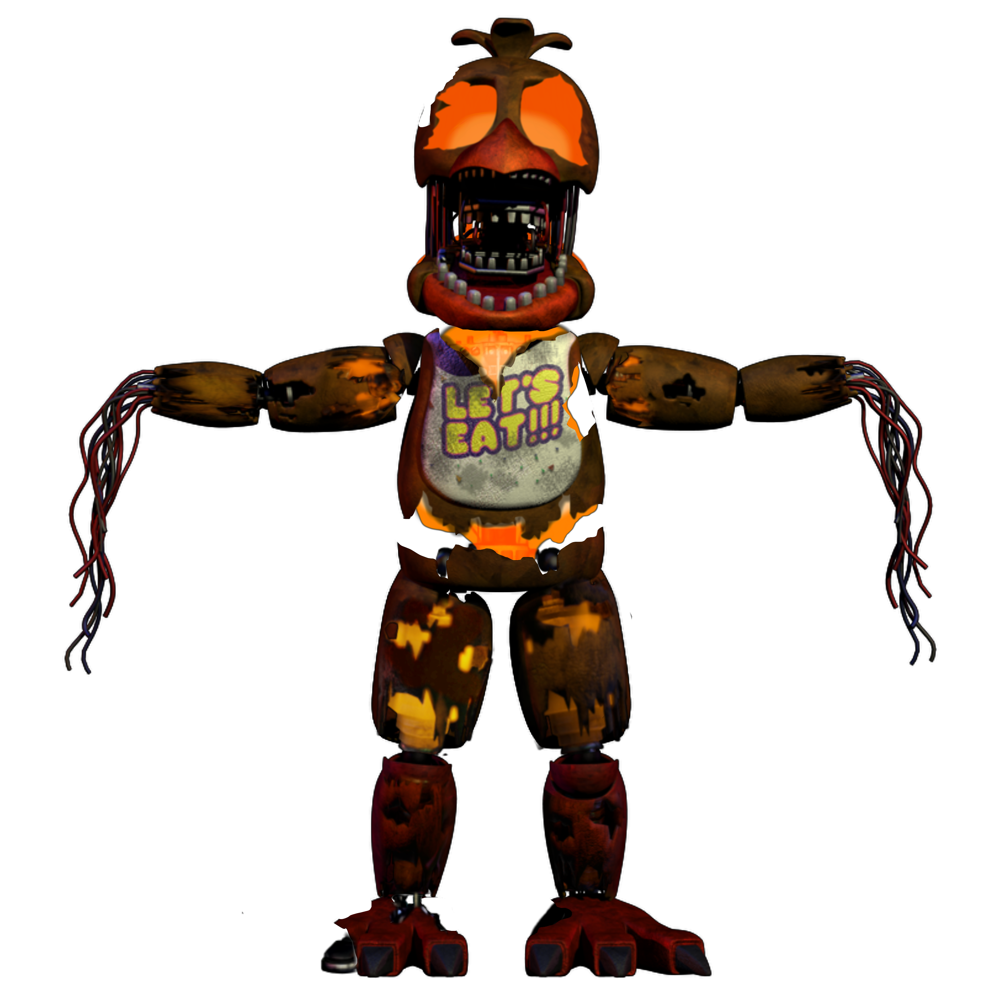 Fixed Withered Chica [FNAF Speed Edit] by Zexityreez on DeviantArt