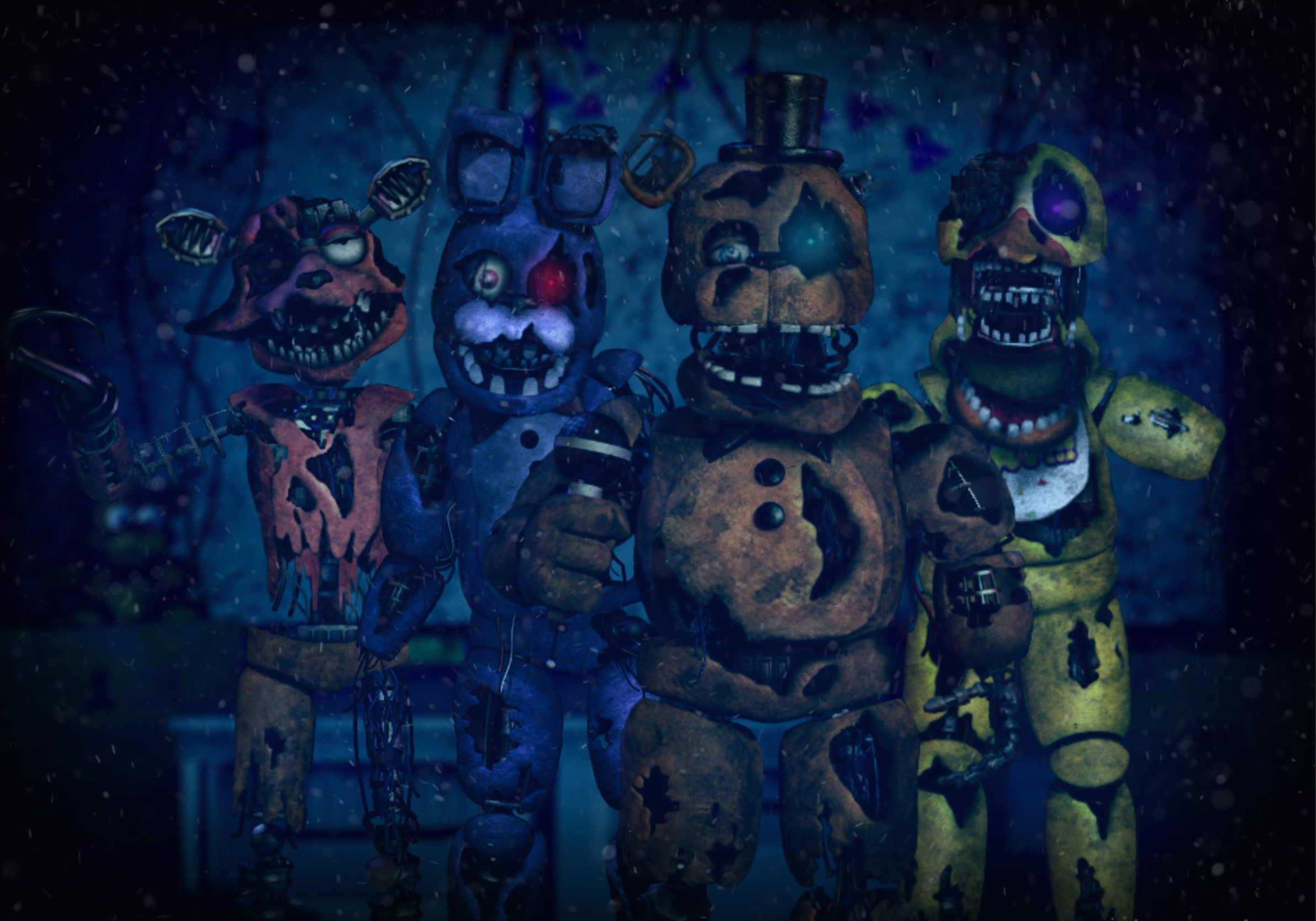 ArtStation - Abandoned Animatronics Fnaf