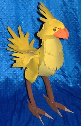 Chocobo- Craft foam and wire