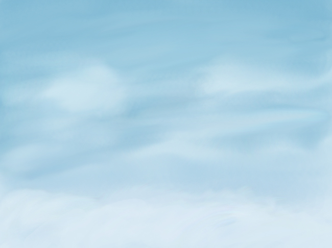 cloudy blue sky on photoshop by