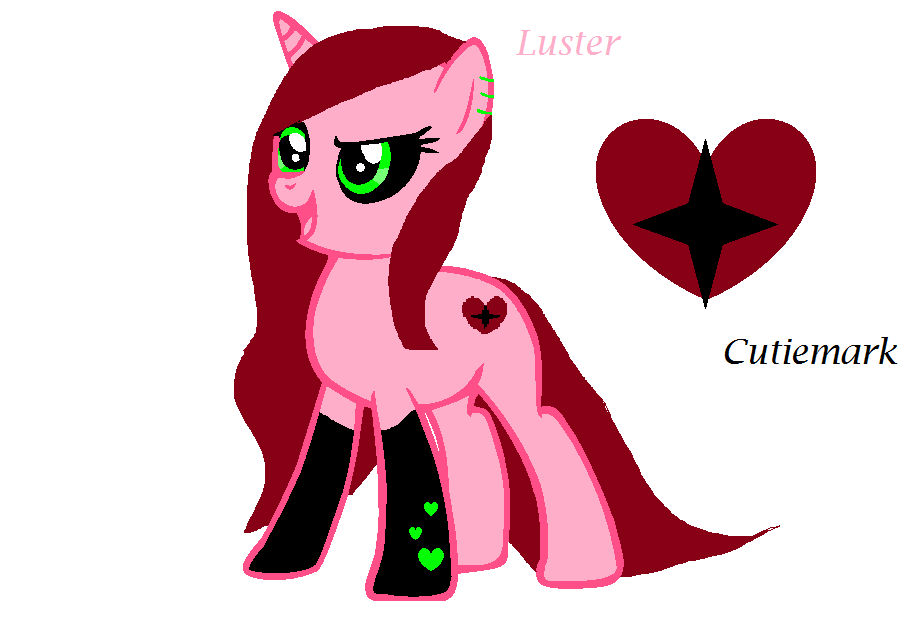MLP Character: Luster by EntwinedHarpoons on DeviantArt