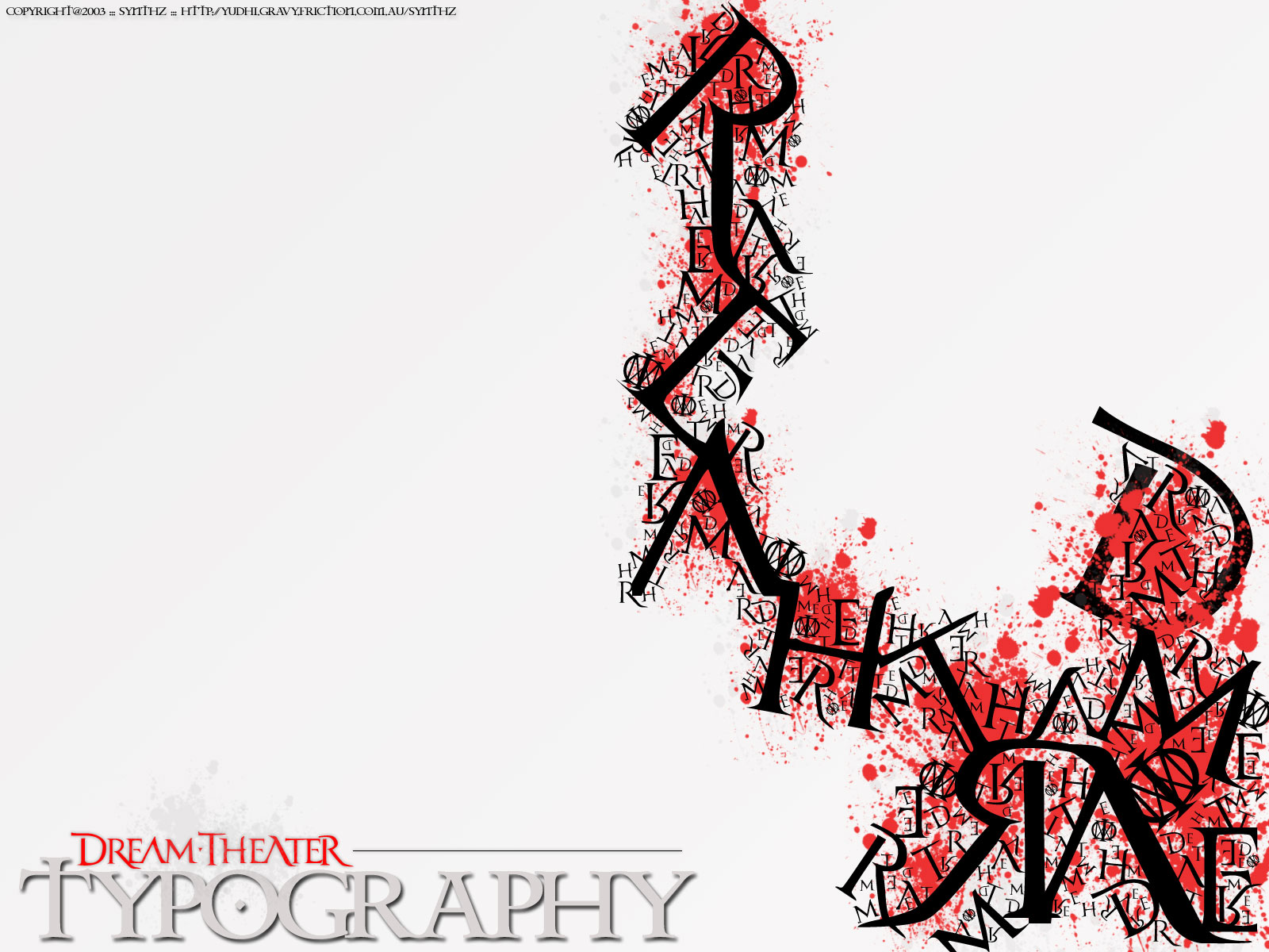 DREAM THEATER - TYPOGRAPHY