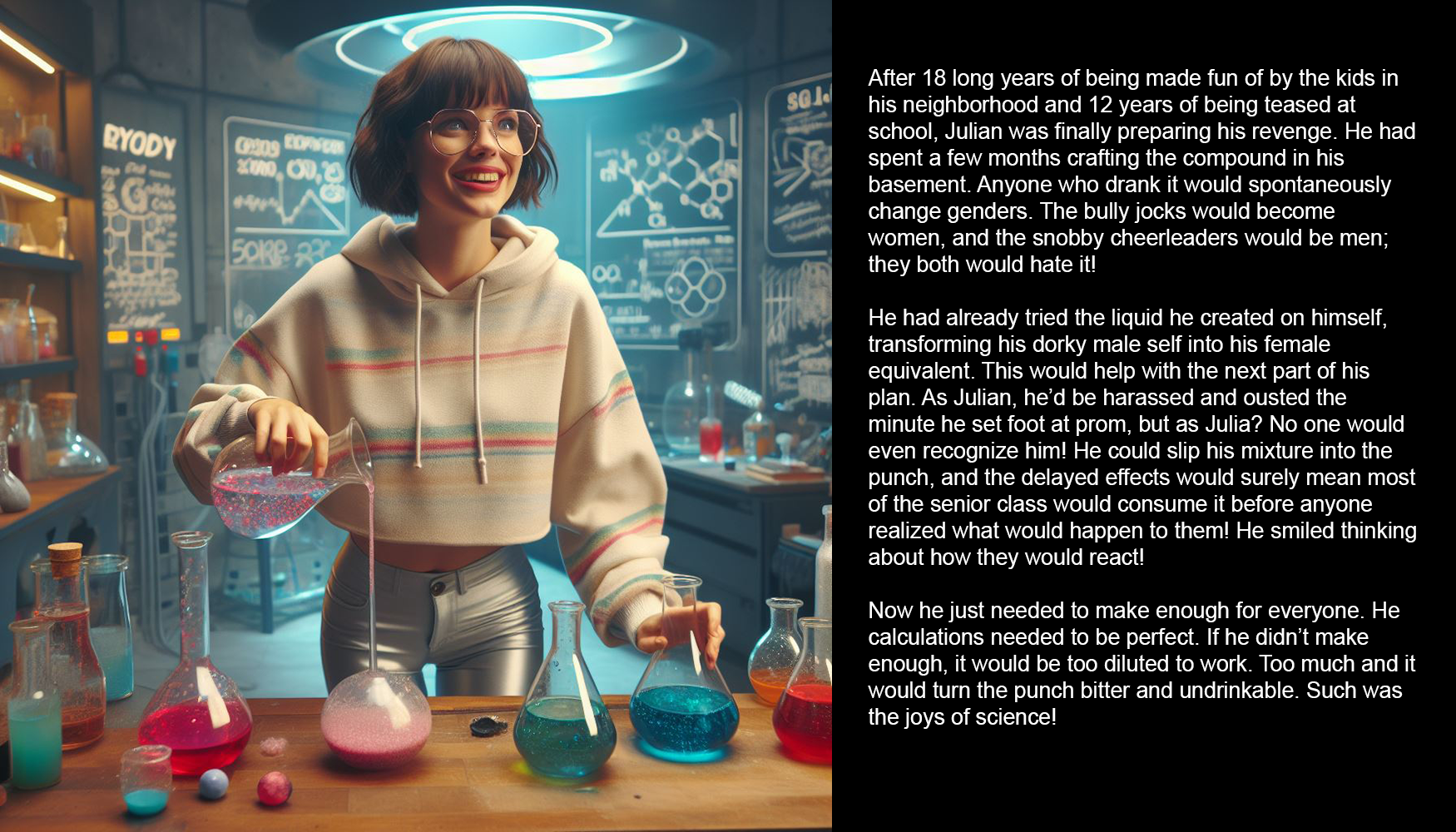 The Joys of Science (A Transformation TG Caption) by greatshift on ...