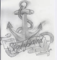 Rough- re-do anchor tattoo