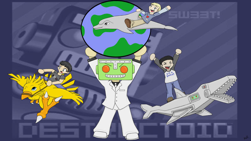 Destructoid 2nd Anniversary by DestructoidRio on DeviantArt