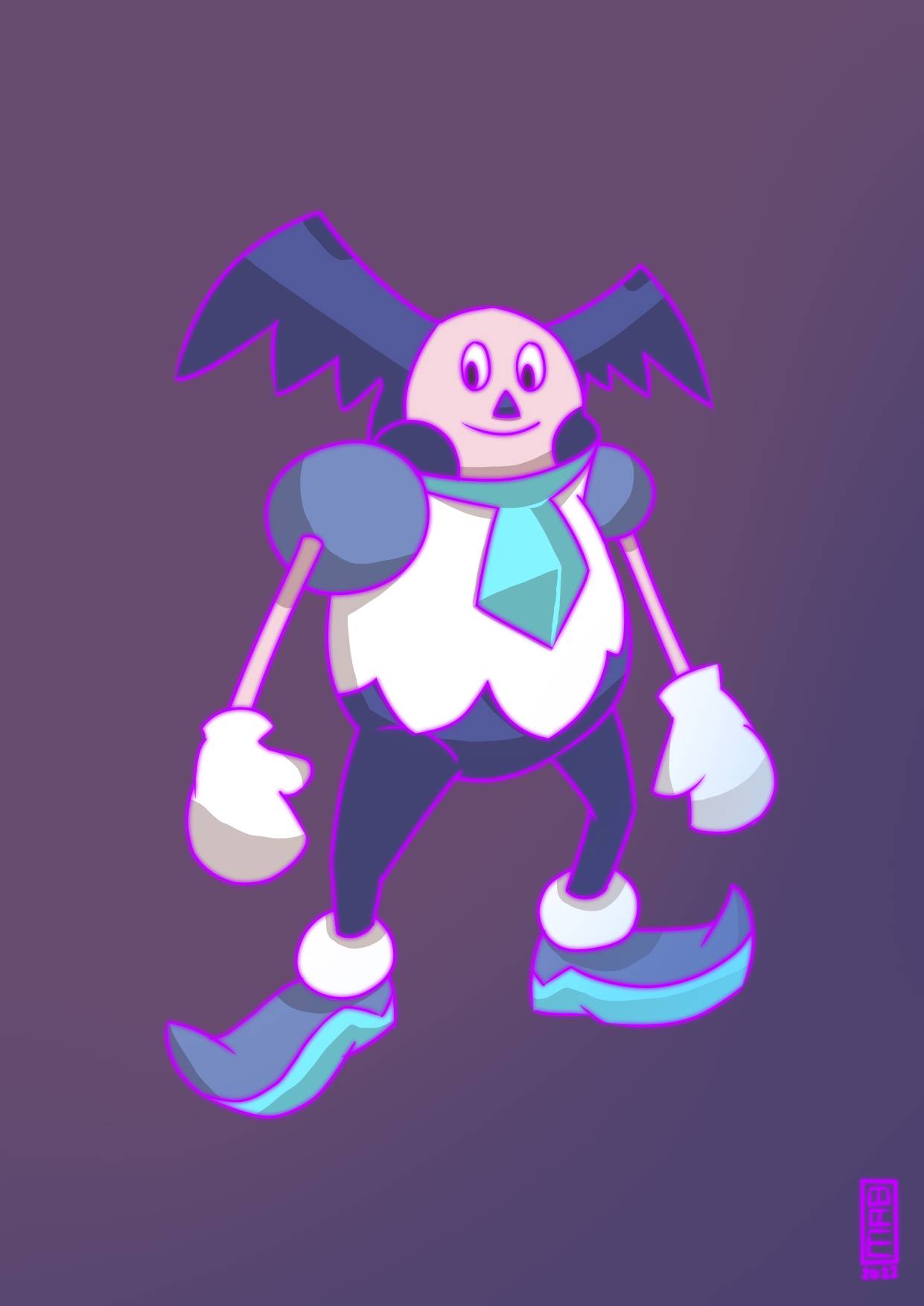 Galarian Mr. Mime by mabinkerart on DeviantArt